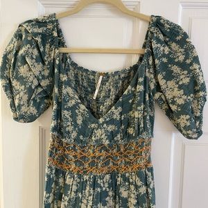 Free People Floral Maxi Dress